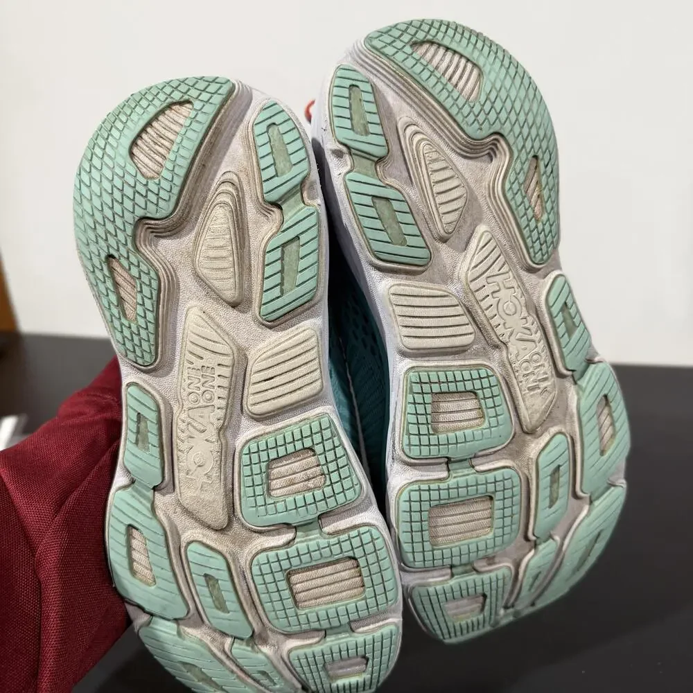 Hoka One One Bondi 7 Shoes Womens Size 8.5 Teal Running Max Cushion Road